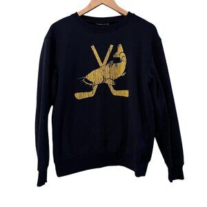 Logo Brands Women’s Blue and Yellow Predators Sweatshirt Size S